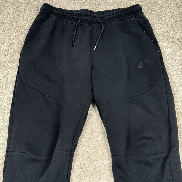 Nike Tech Fleece Jogger Sweat Pants Men’s Size Large CU4495-010 Black - Picture 3 of 8